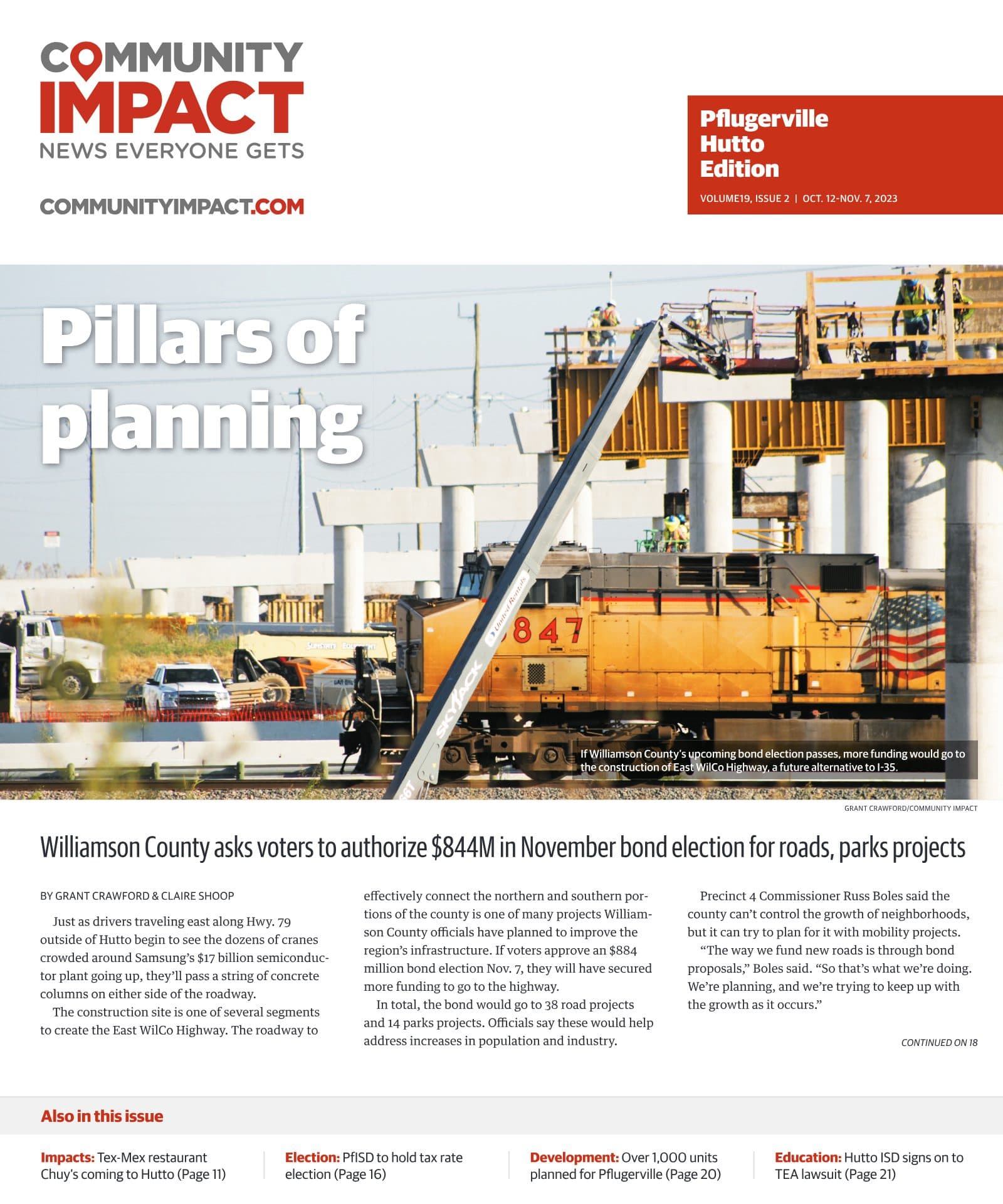 Pflugerville - Hutto cover — October 2023