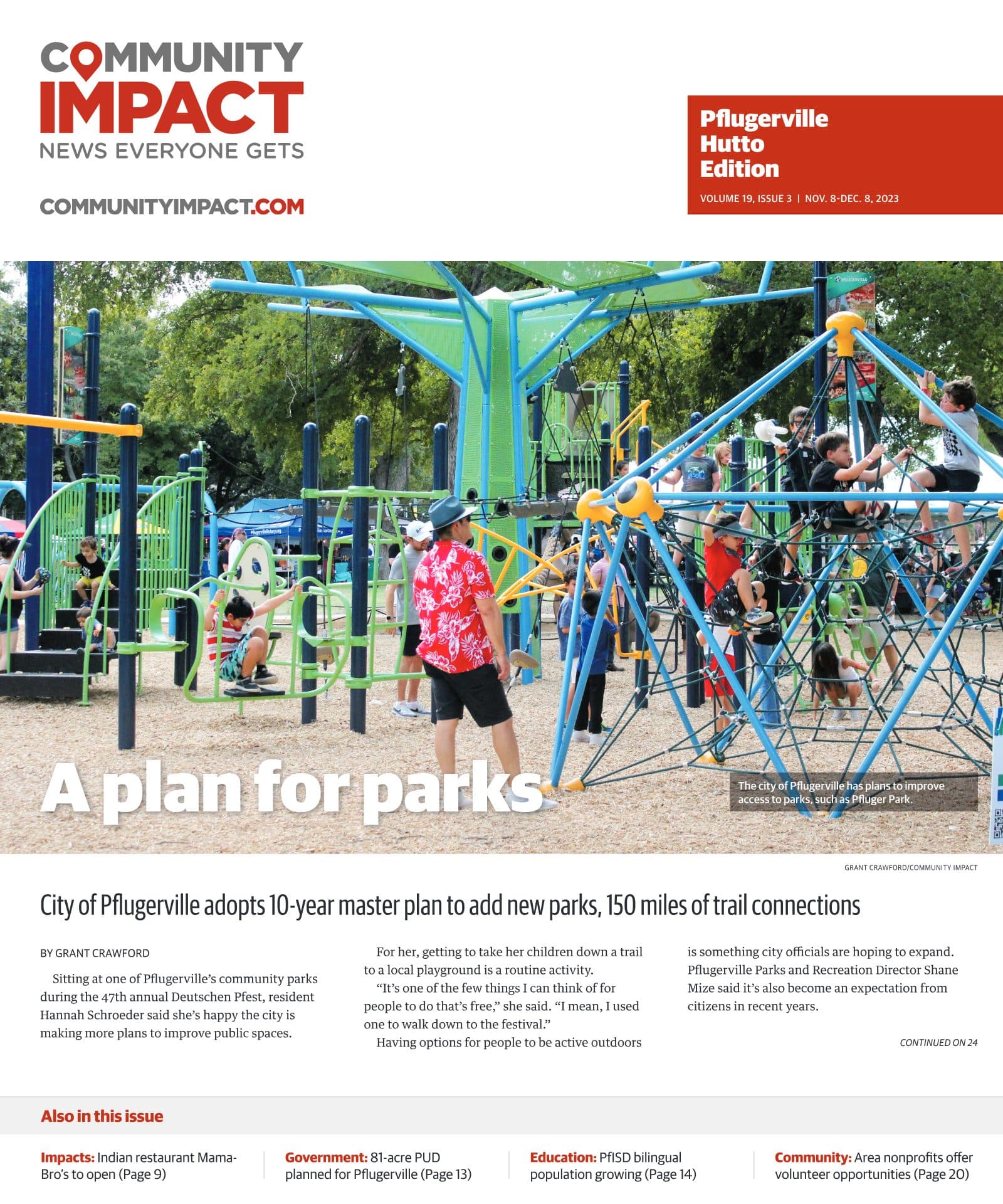 Pflugerville - Hutto cover — November 2023
