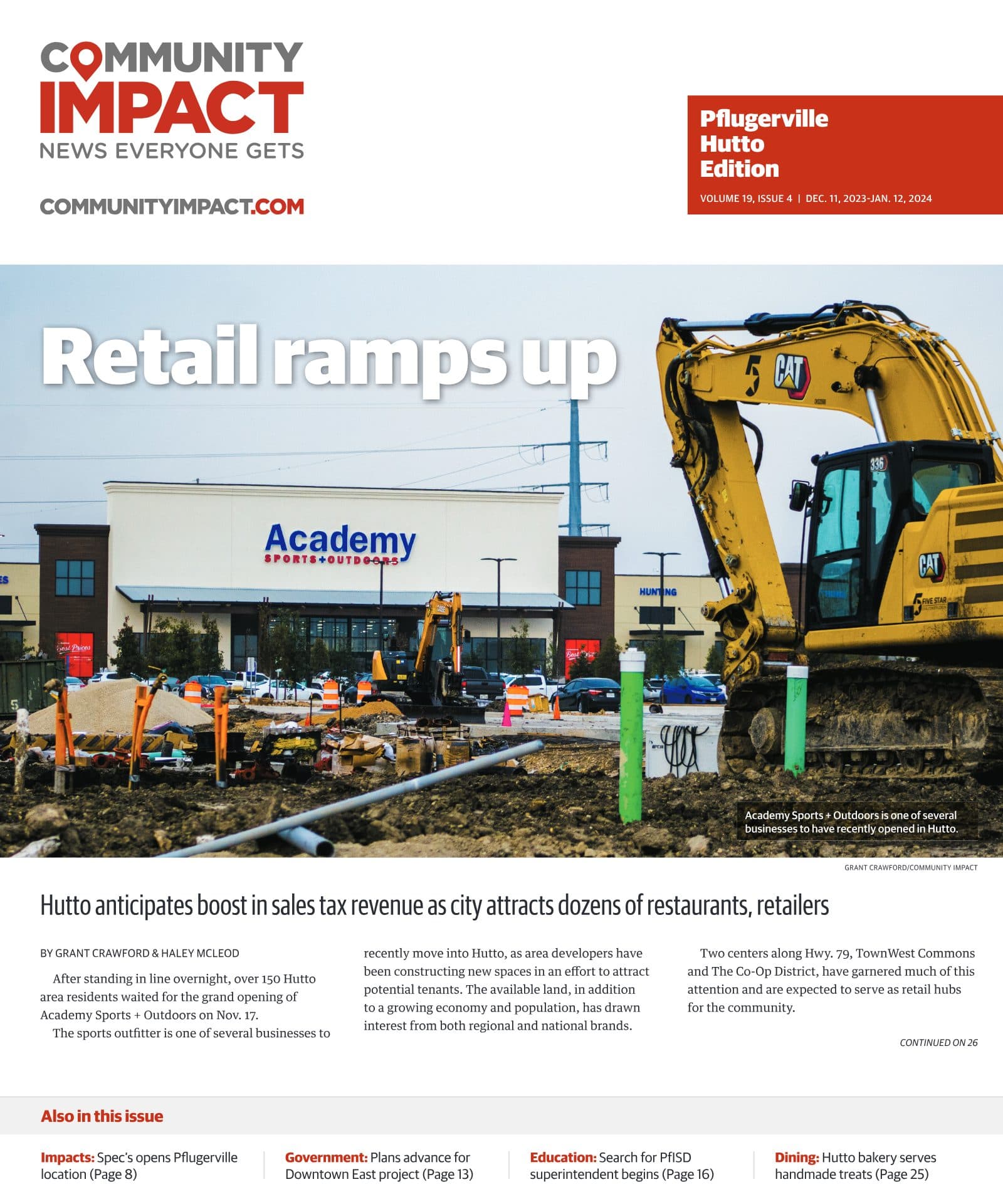 Pflugerville - Hutto cover — December 2023