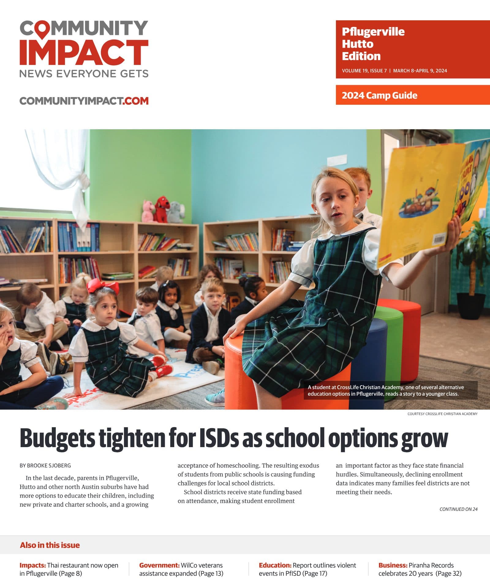 Pflugerville - Hutto cover — March 2024