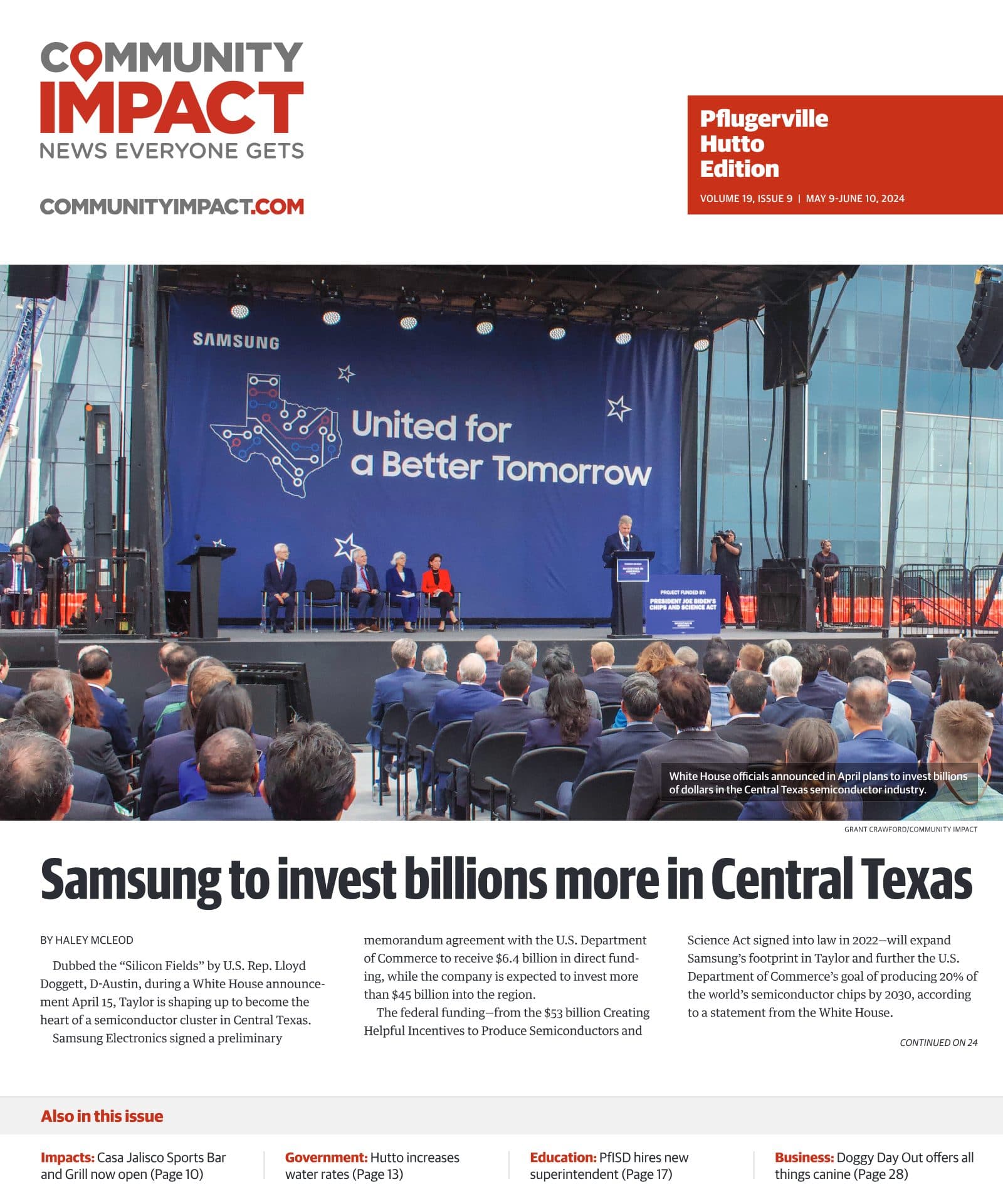 Pflugerville - Hutto cover — May 2024