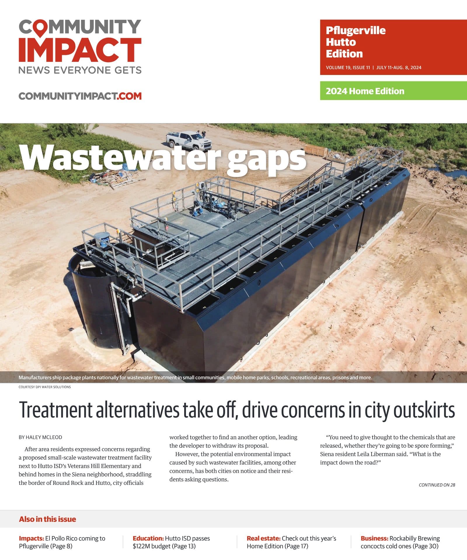 Pflugerville - Hutto cover — July 2024