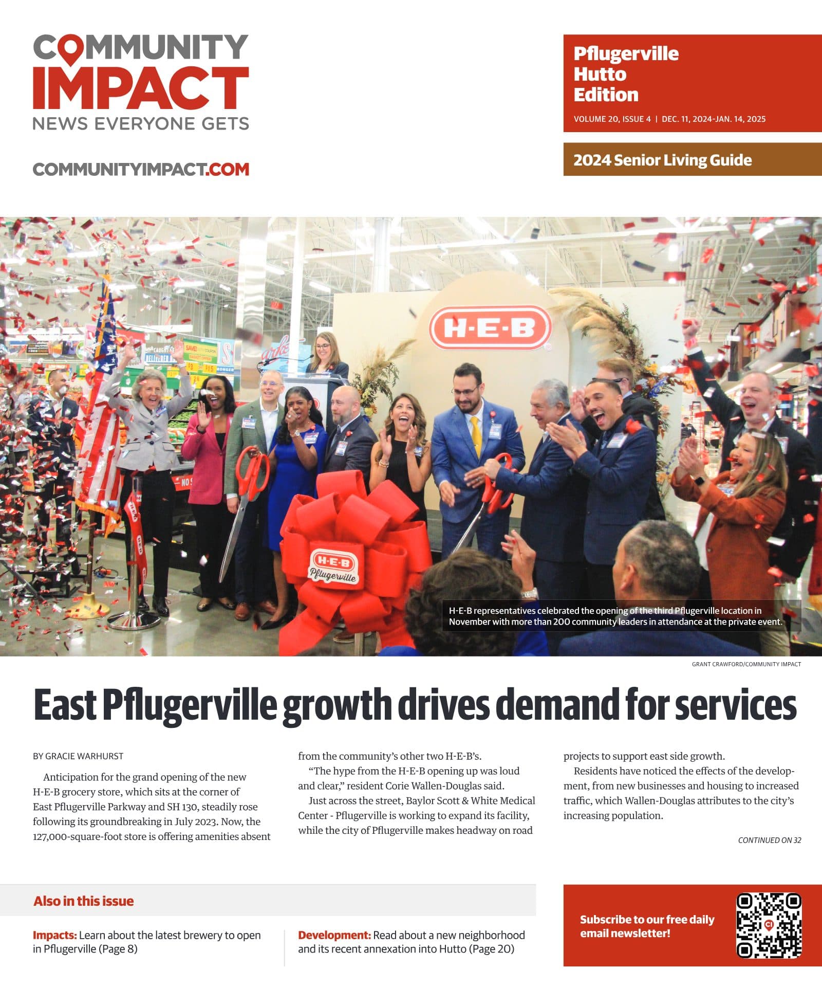 Pflugerville - Hutto cover — December 2024