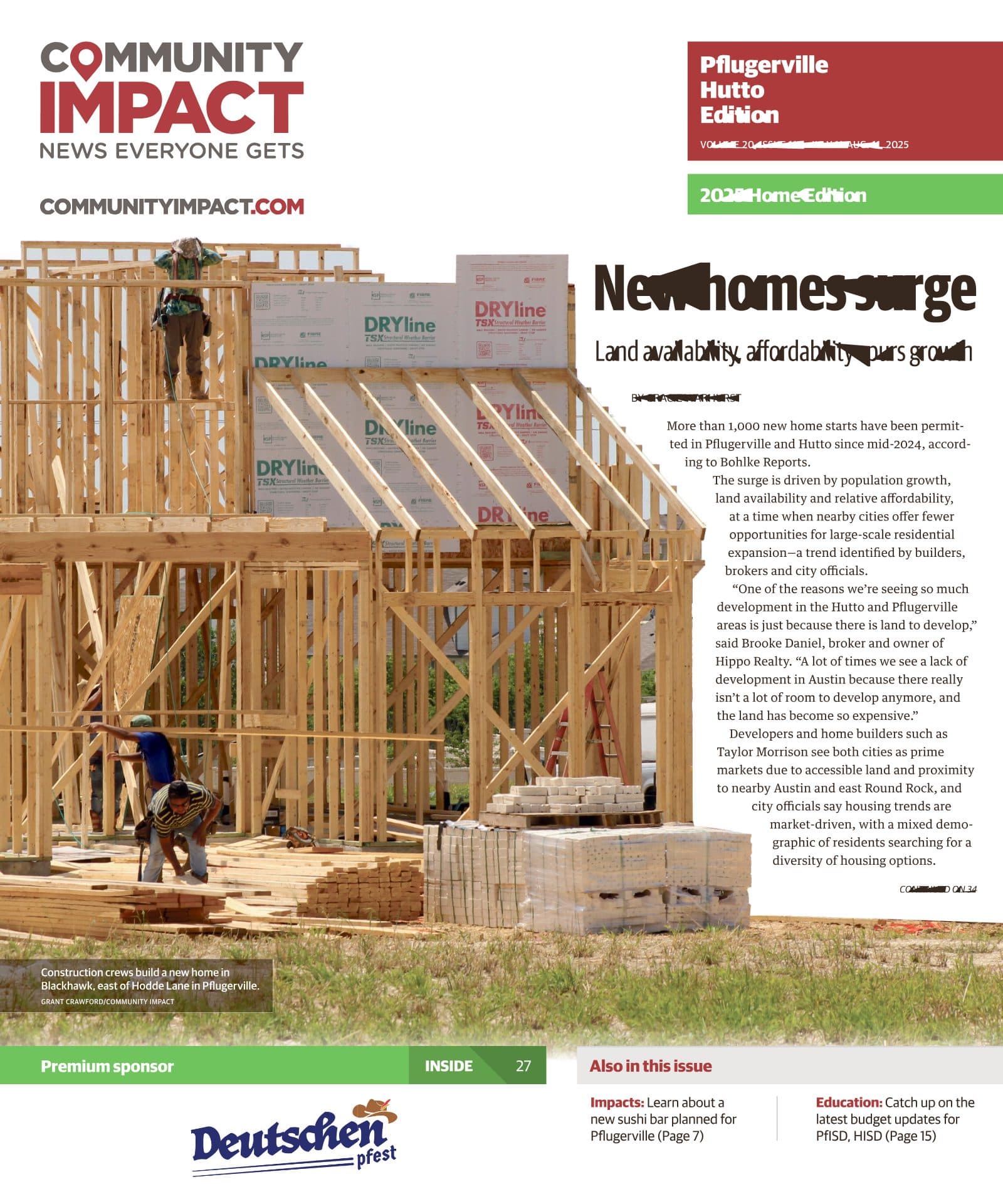 Pflugerville - Hutto cover — July 2025