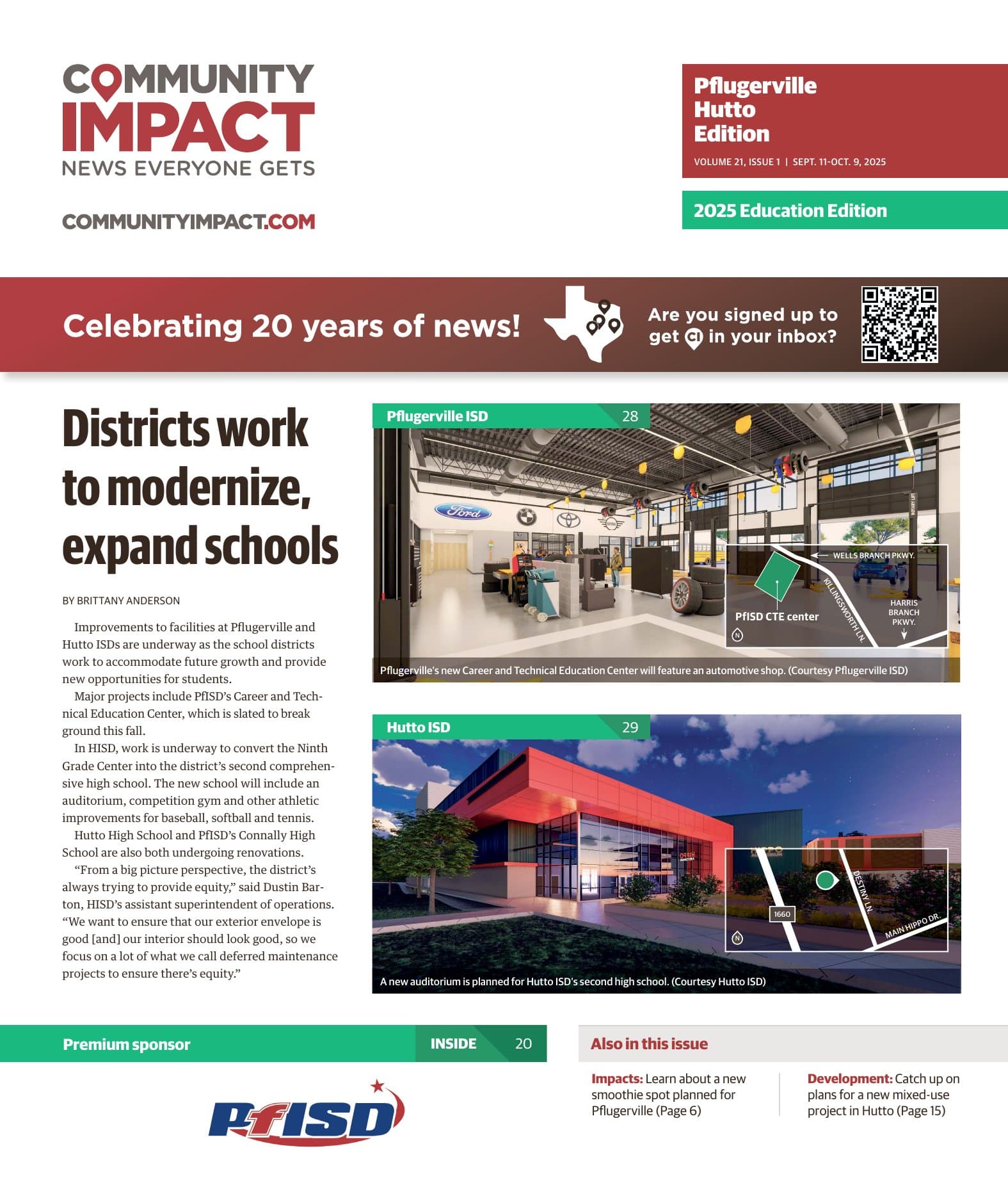 Pflugerville - Hutto cover — September 2025