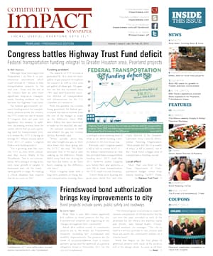 Pearland - Friendswood - Manvel cover — January 2015