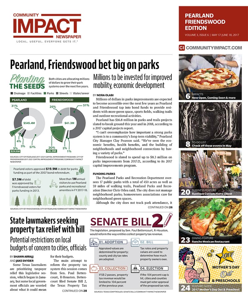 Pearland - Friendswood - Manvel cover — May 2017