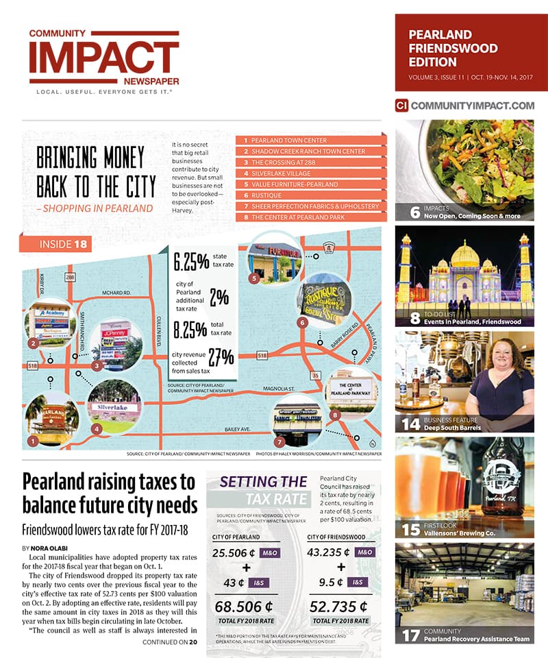 Pearland - Friendswood - Manvel cover — October 2017