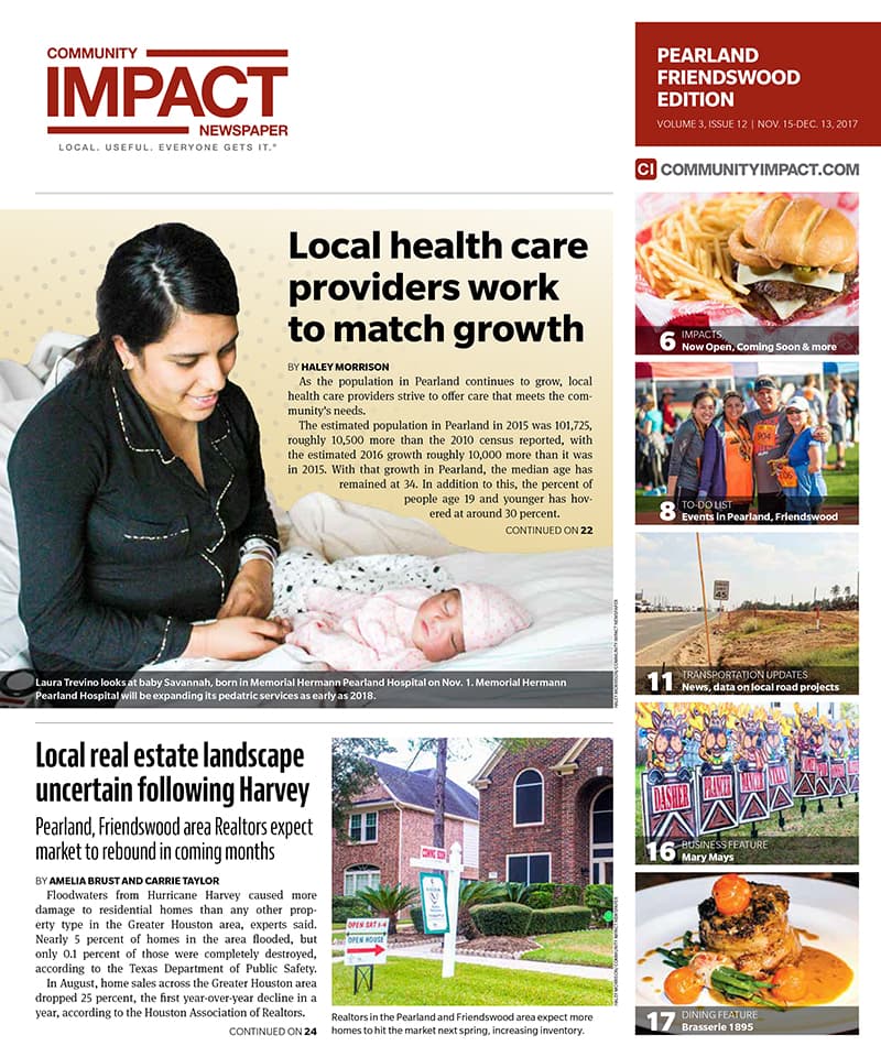 Pearland - Friendswood - Manvel cover — November 2017