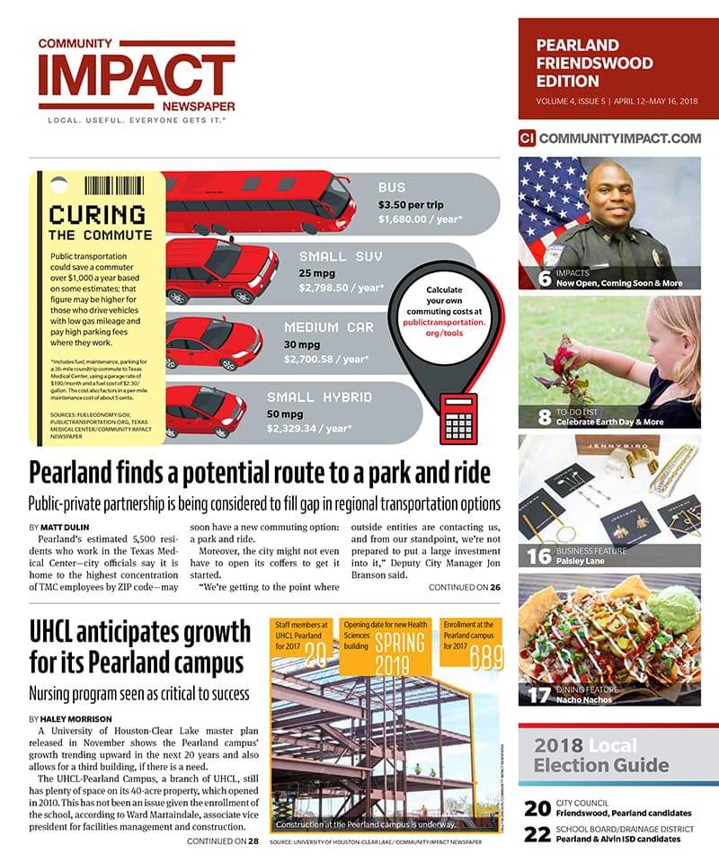 Pearland - Friendswood - Manvel cover — April 2018