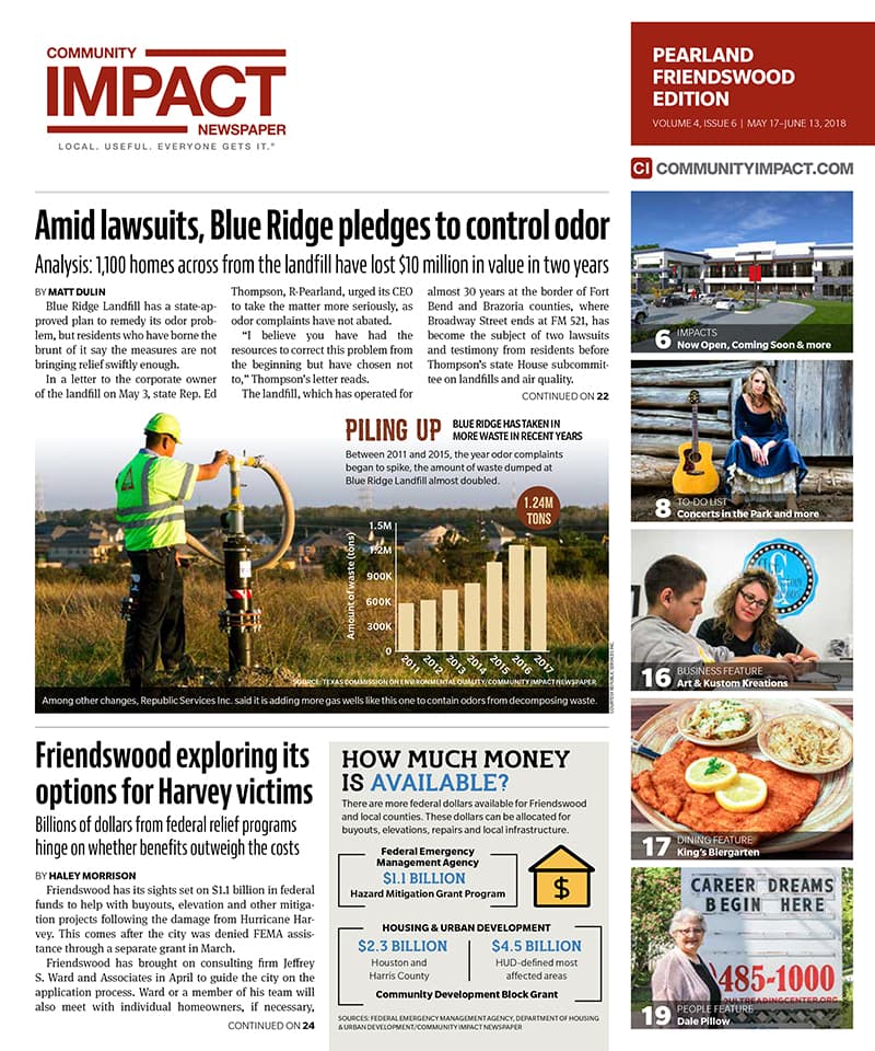Pearland - Friendswood - Manvel cover — May 2018