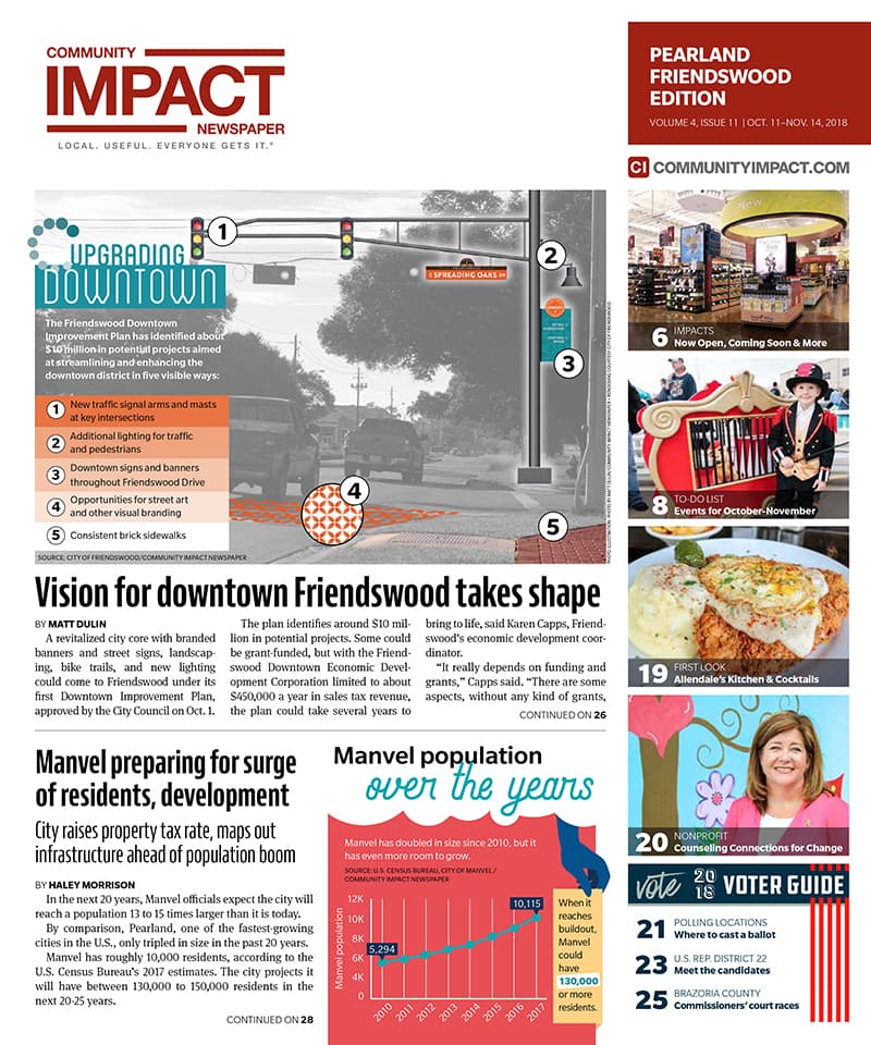 Pearland - Friendswood - Manvel cover — October 2018