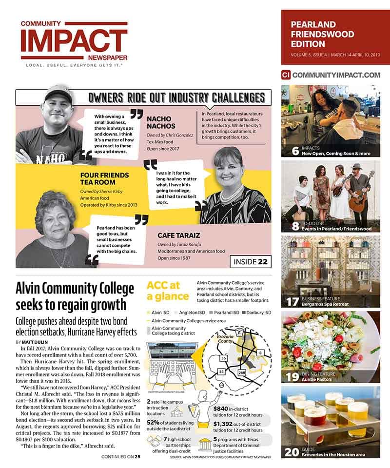 Pearland - Friendswood - Manvel cover — March 2019