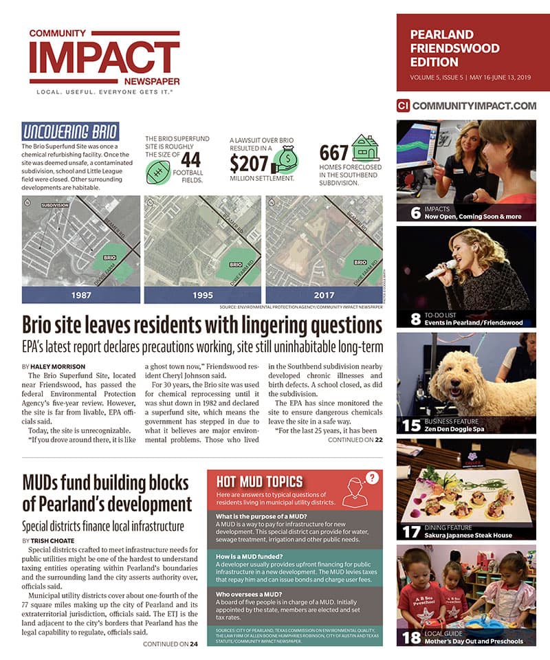 Pearland - Friendswood - Manvel cover — May 2019