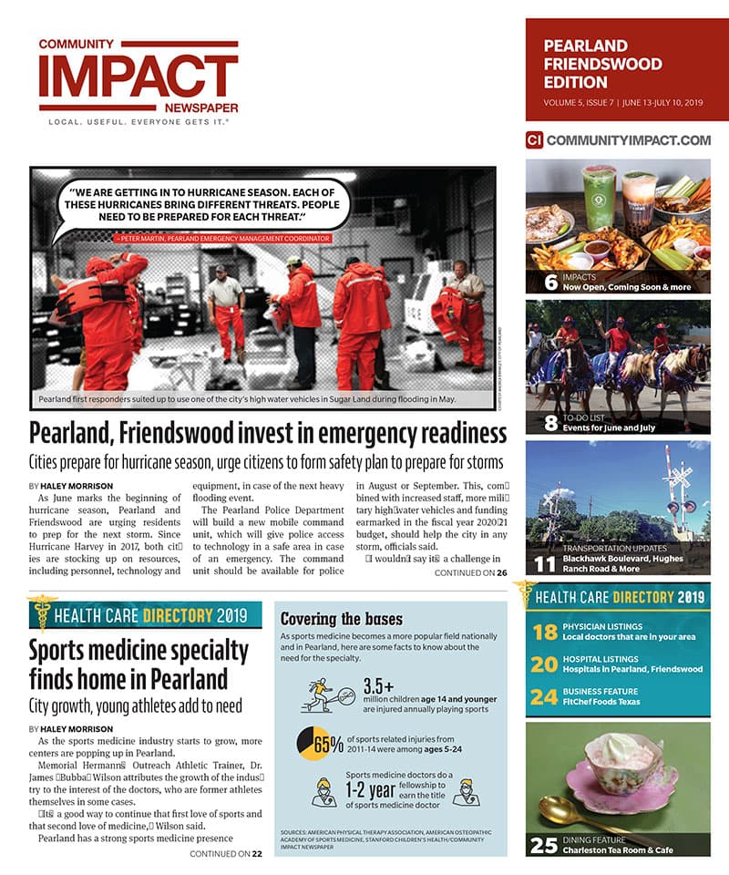 Pearland - Friendswood - Manvel cover — June 2019