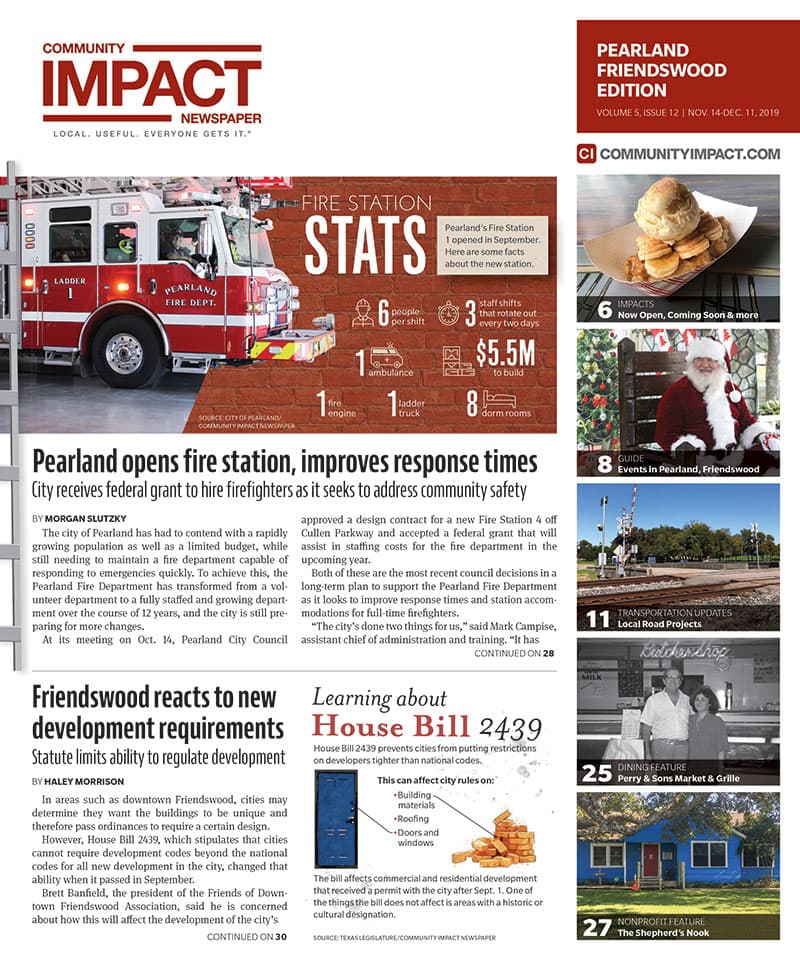 Pearland - Friendswood - Manvel cover — November 2019