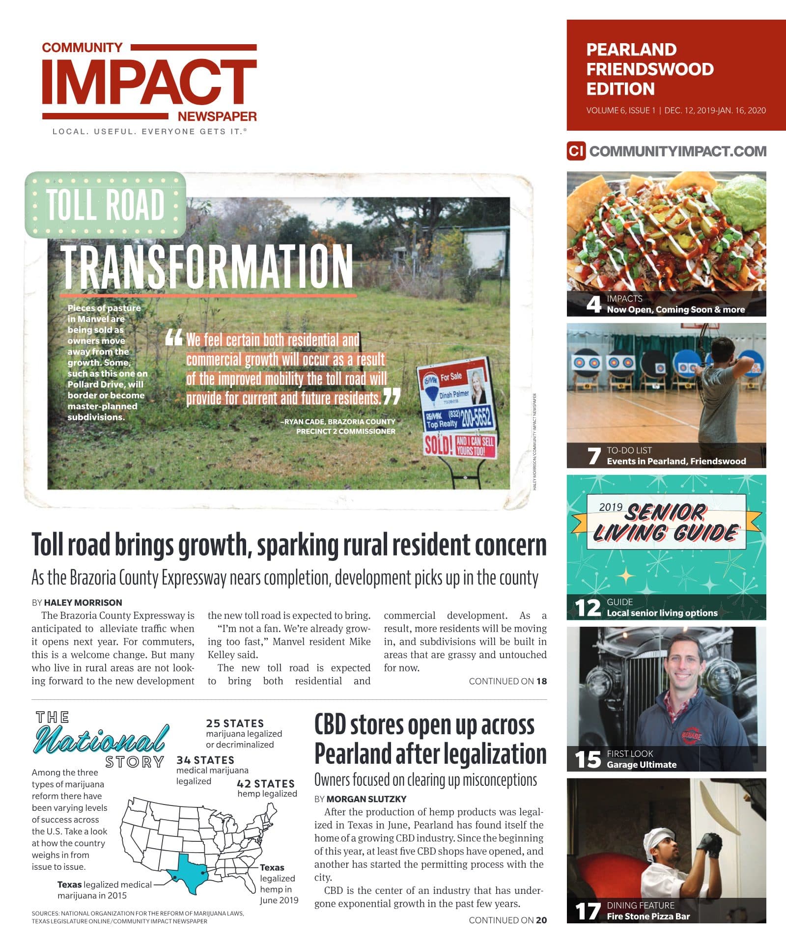Pearland - Friendswood - Manvel cover — December 2019