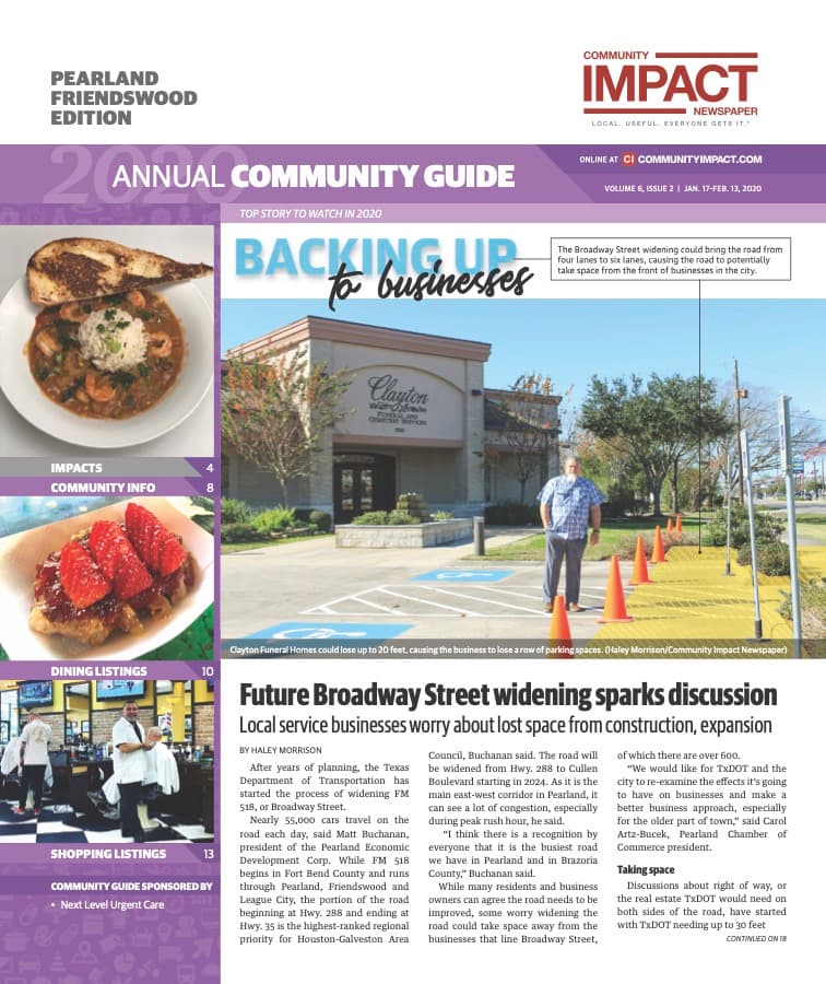 Pearland - Friendswood - Manvel cover — January 2020