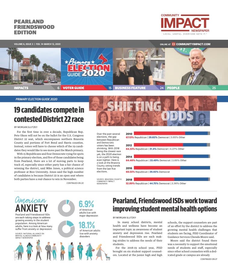 Pearland - Friendswood - Manvel cover — February 2020