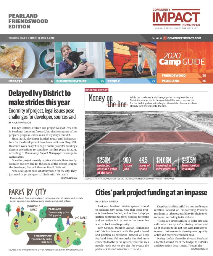 Pearland - Friendswood - Manvel cover — March 2020