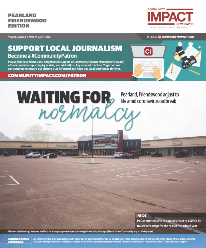 Pearland - Friendswood - Manvel cover — April 2020