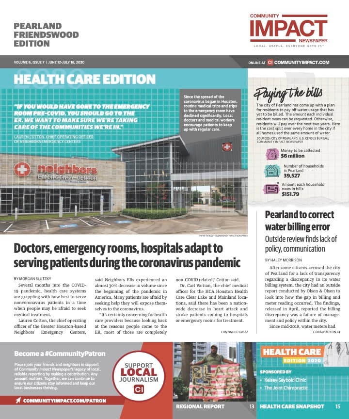 Pearland - Friendswood - Manvel cover — June 2020