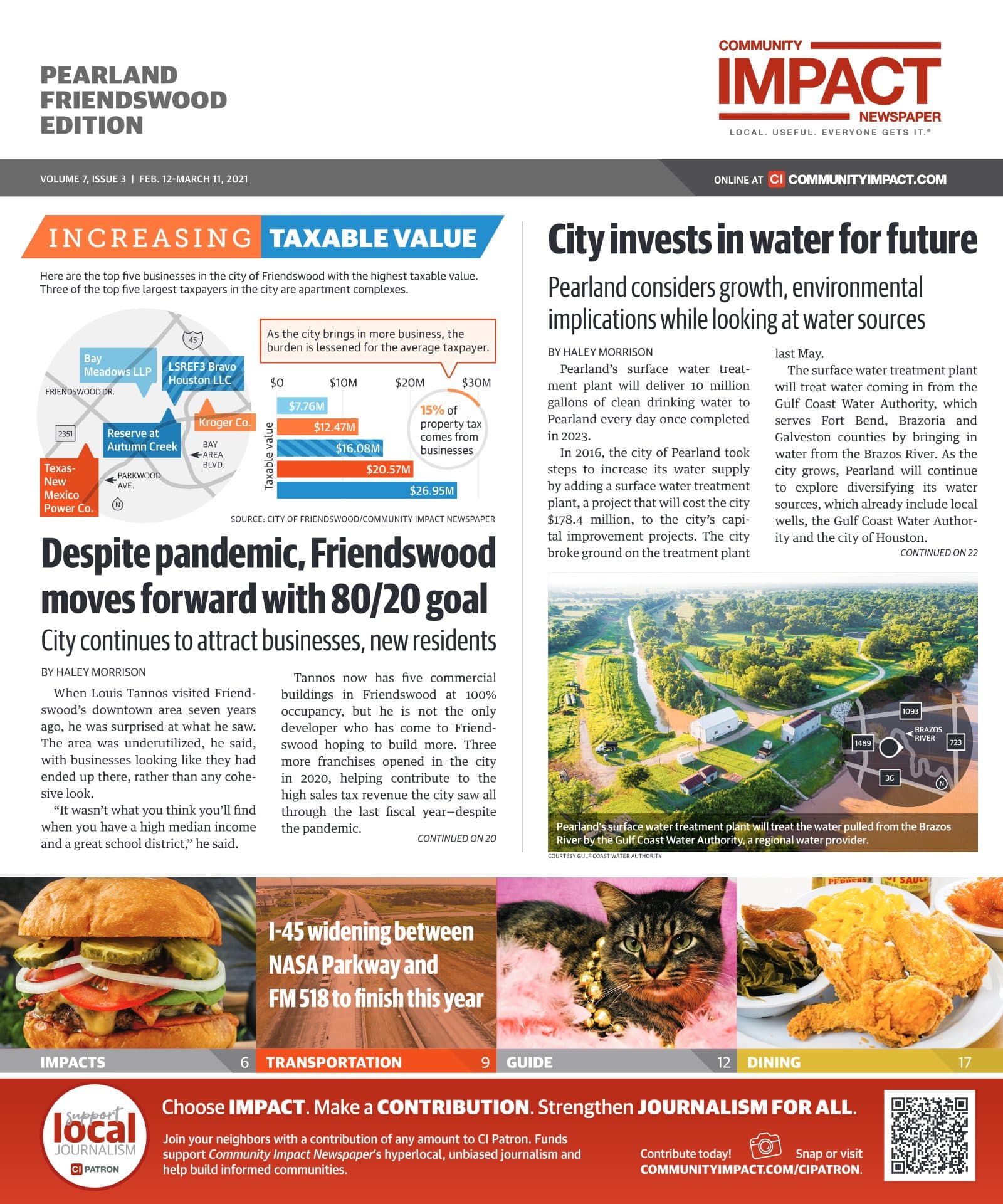 Pearland - Friendswood - Manvel cover — February 2021