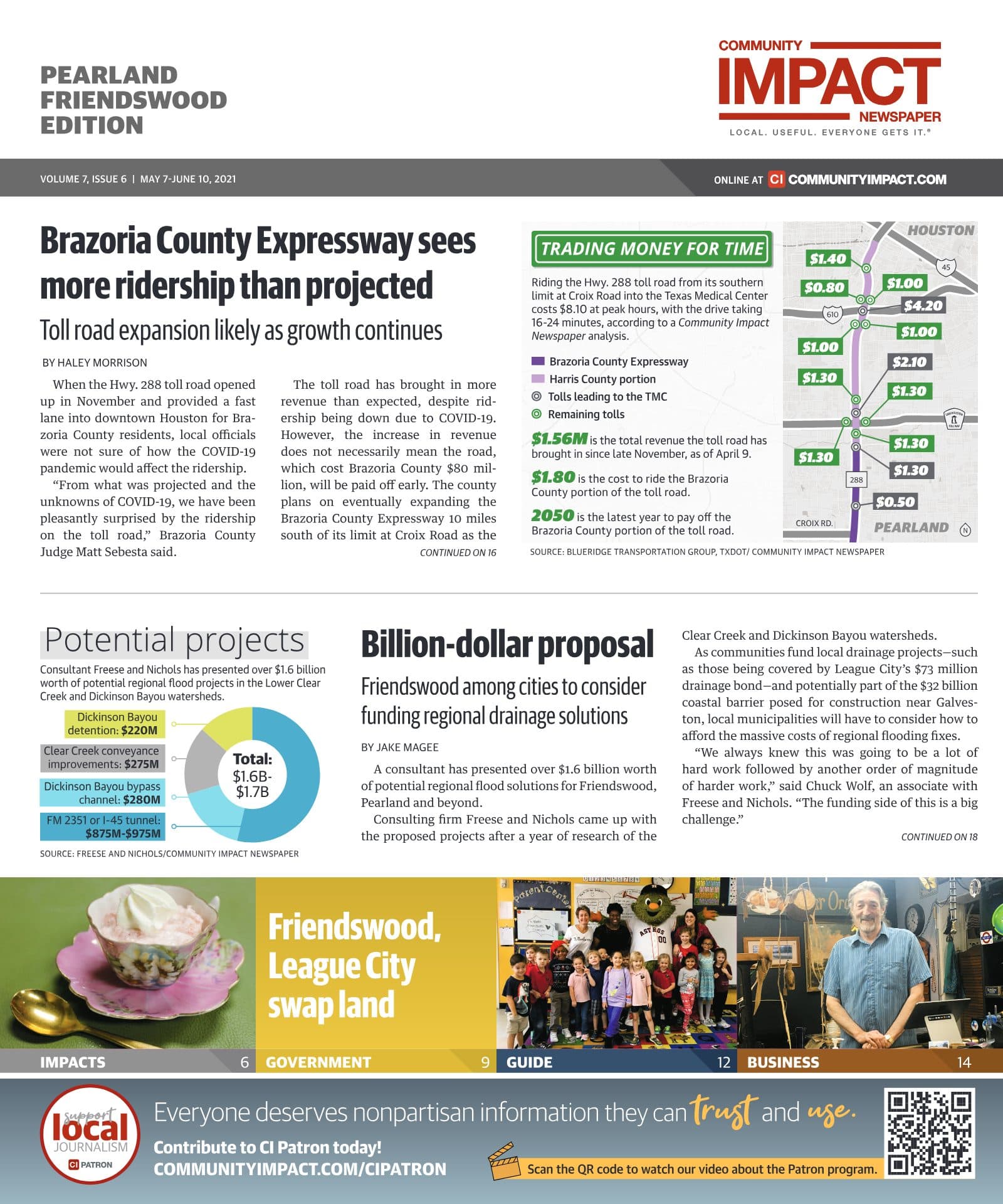Pearland - Friendswood - Manvel cover — May 2021