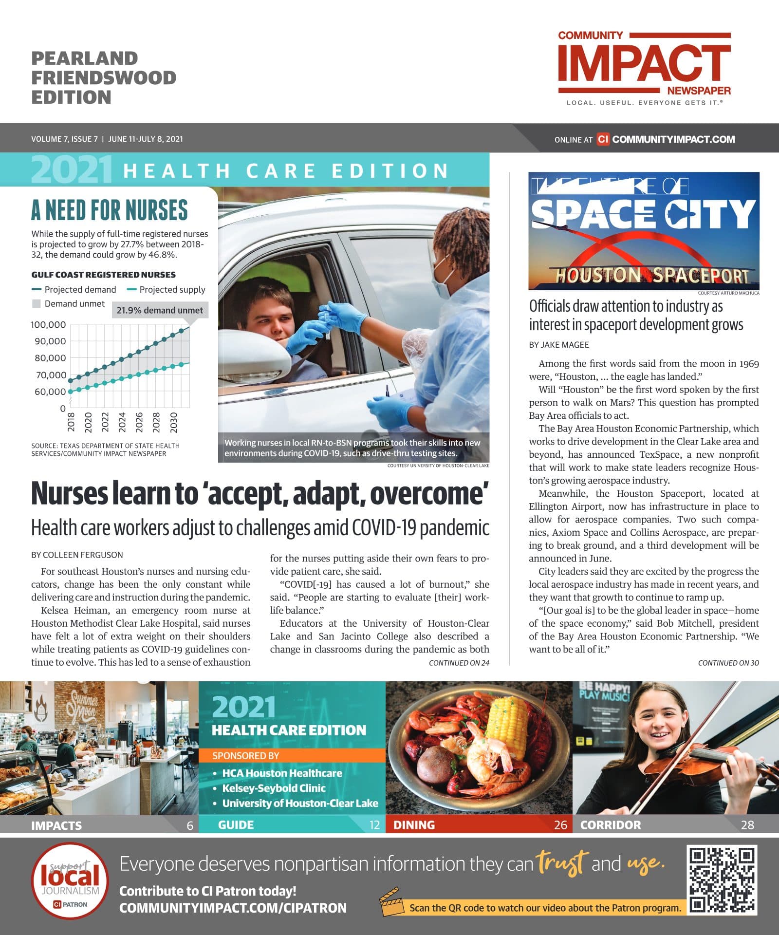 Pearland - Friendswood - Manvel cover — June 2021