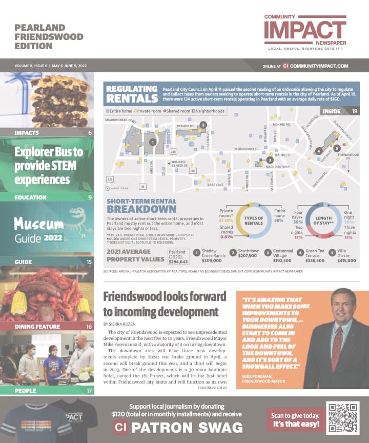Pearland - Friendswood - Manvel cover — May 2022