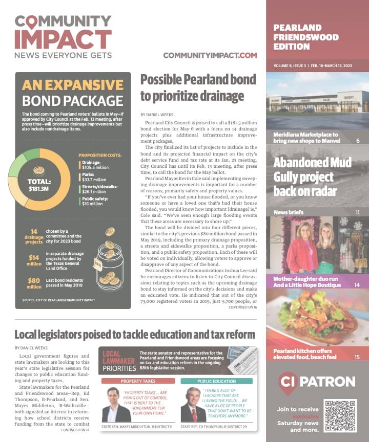 Pearland - Friendswood - Manvel cover — February 2023