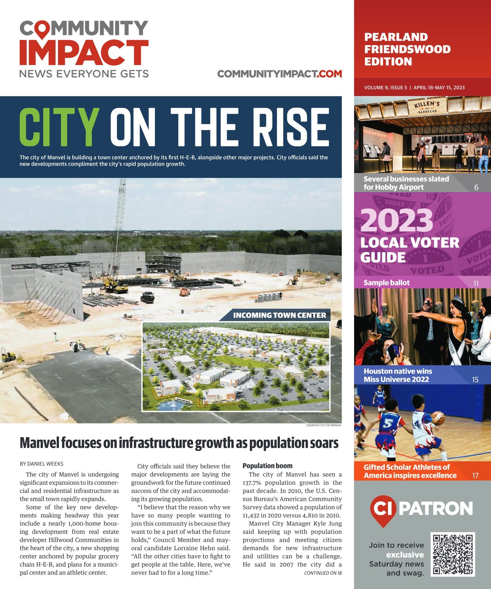 Pearland - Friendswood - Manvel cover — April 2023