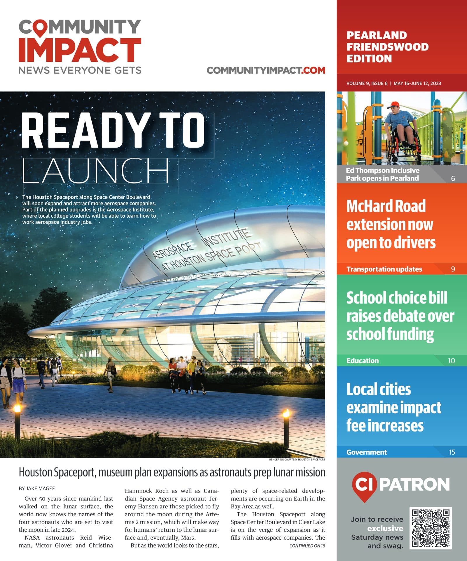 Pearland - Friendswood - Manvel cover — May 2023