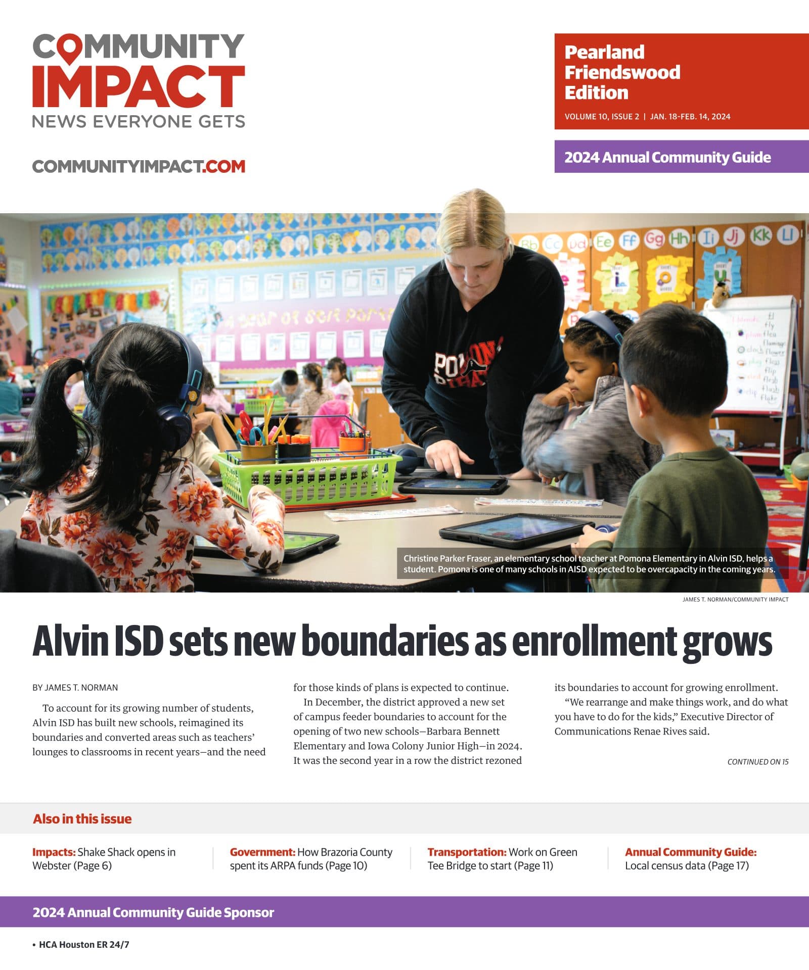 Pearland - Friendswood - Manvel cover — January 2024