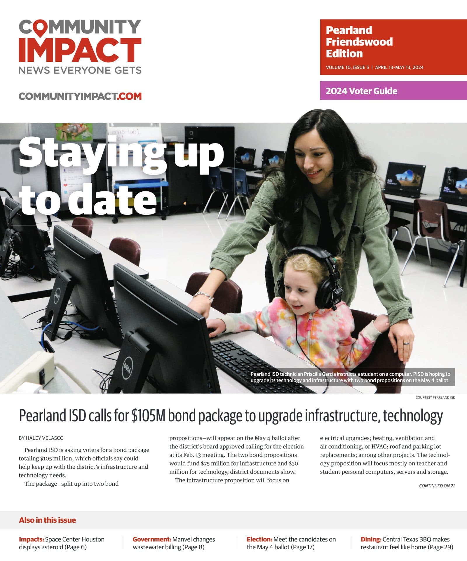 Pearland - Friendswood - Manvel cover — April 2024