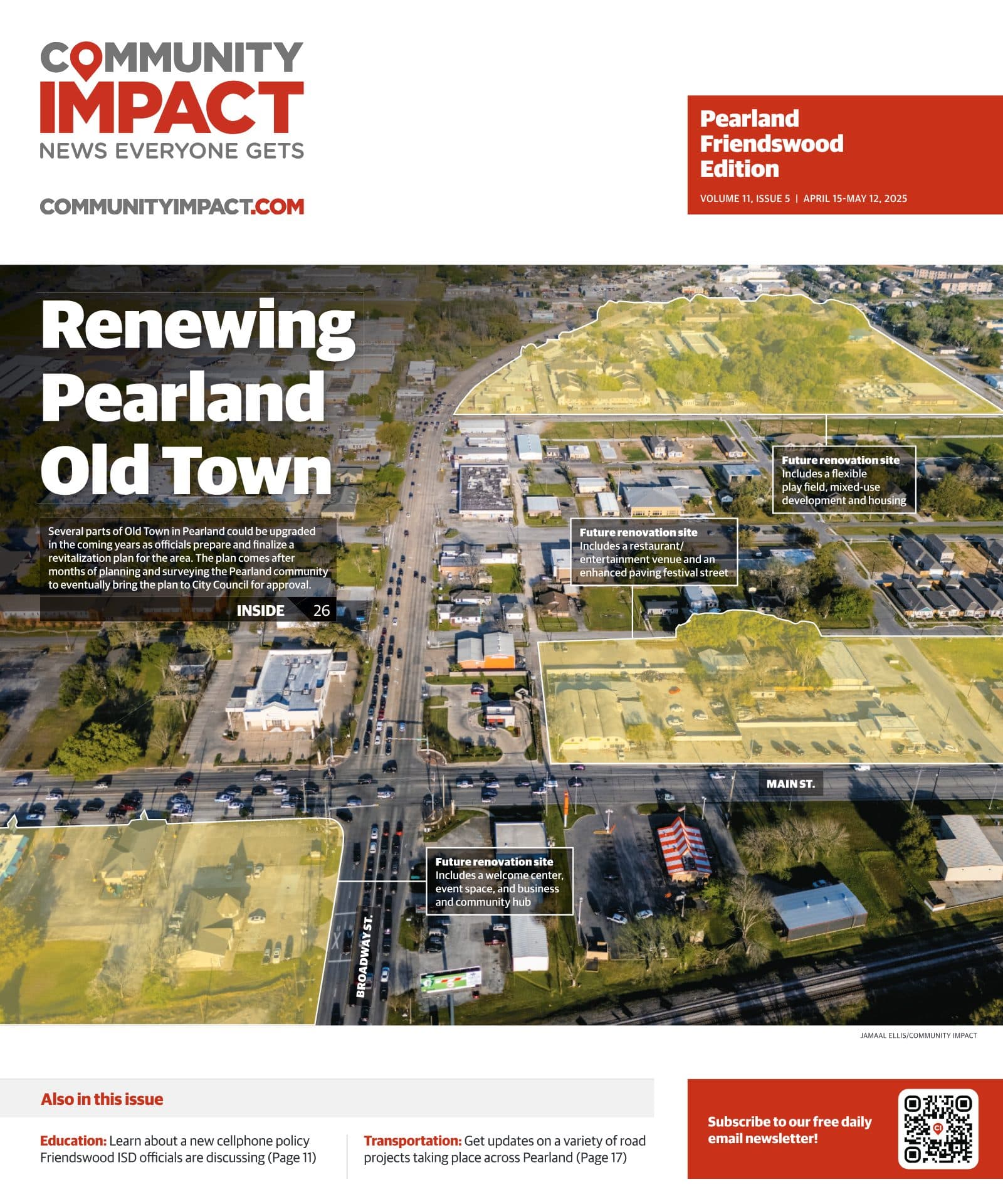 Pearland - Friendswood - Manvel cover — April 2025