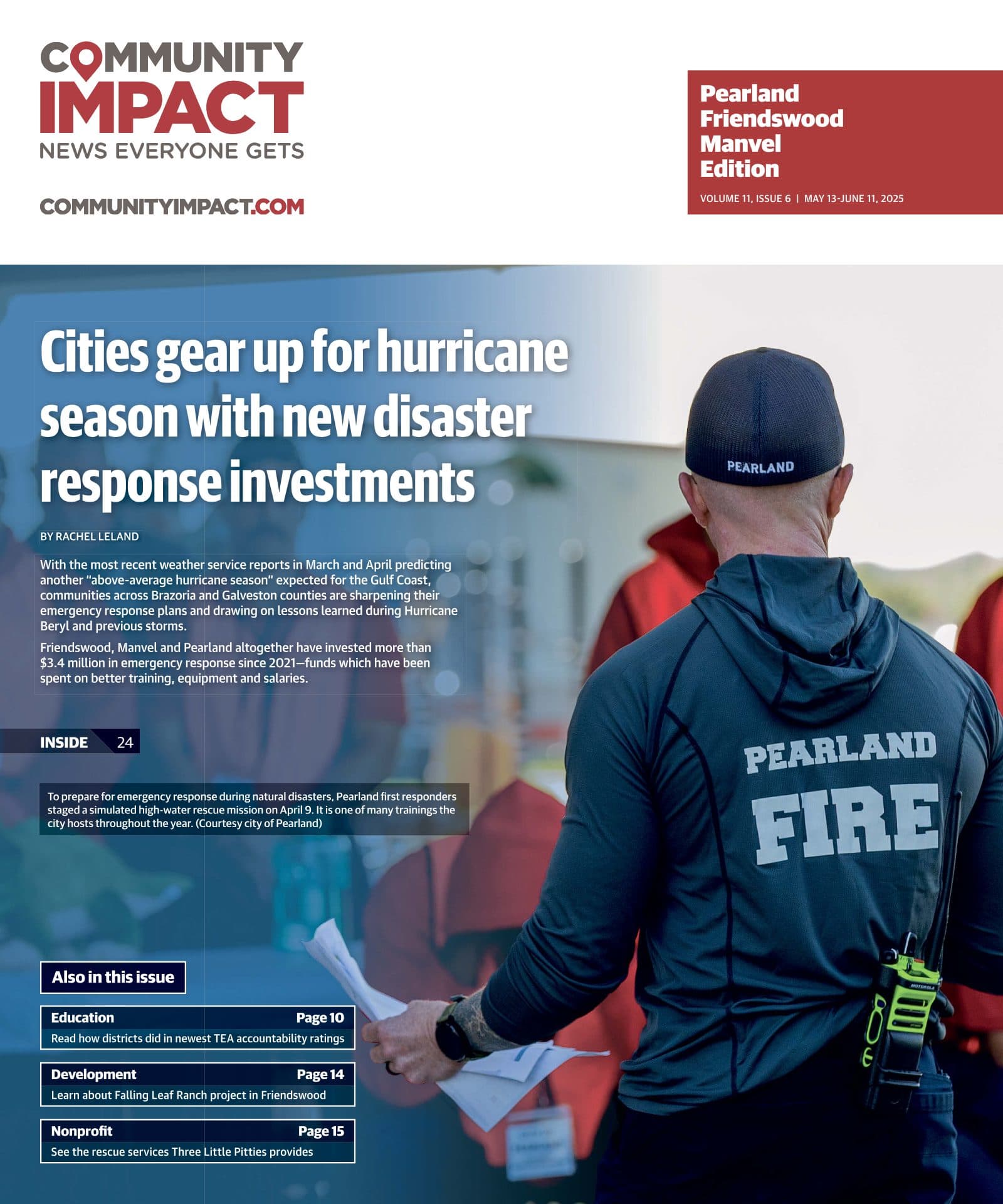 Pearland - Friendswood - Manvel cover — May 2025