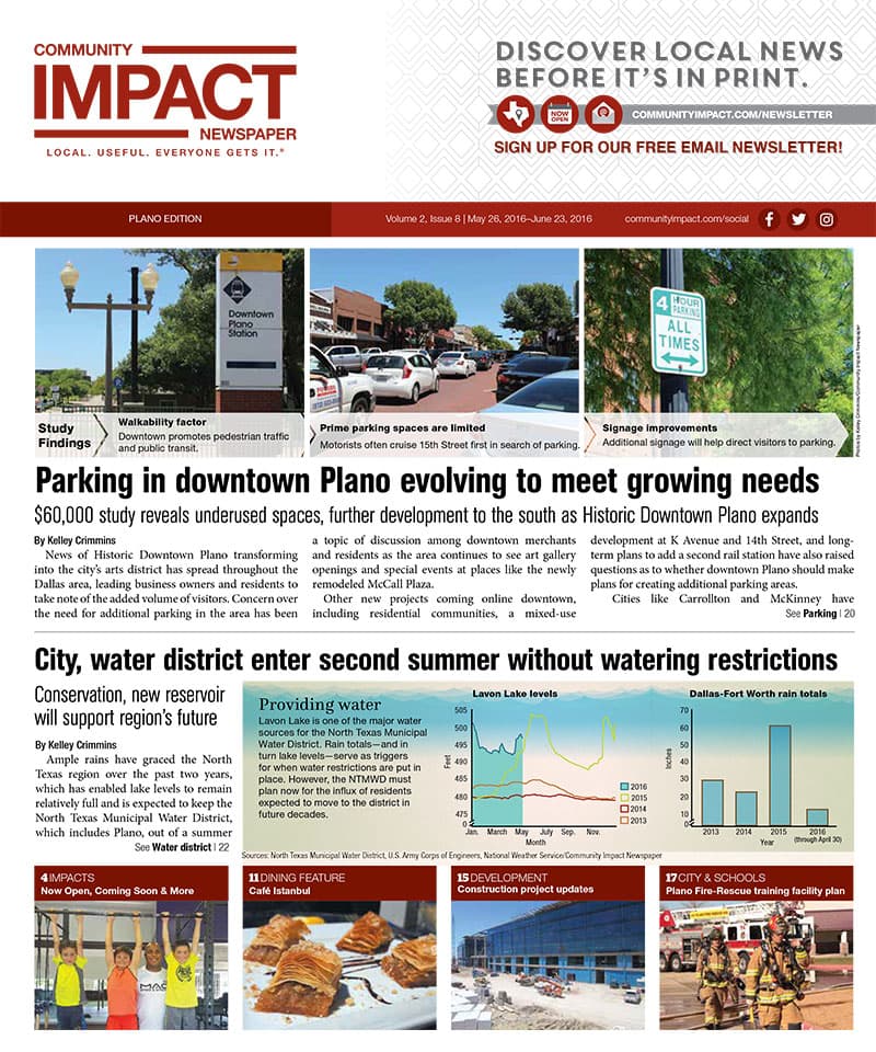Plano cover — May 2016