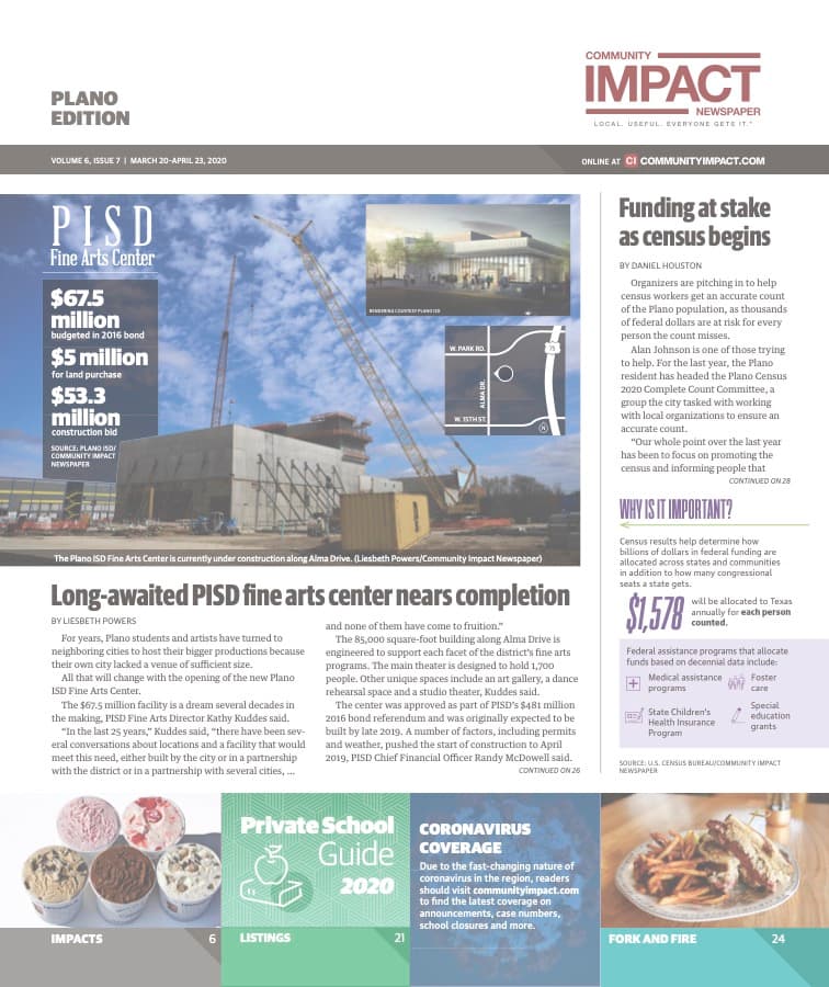 Plano cover — March 2020