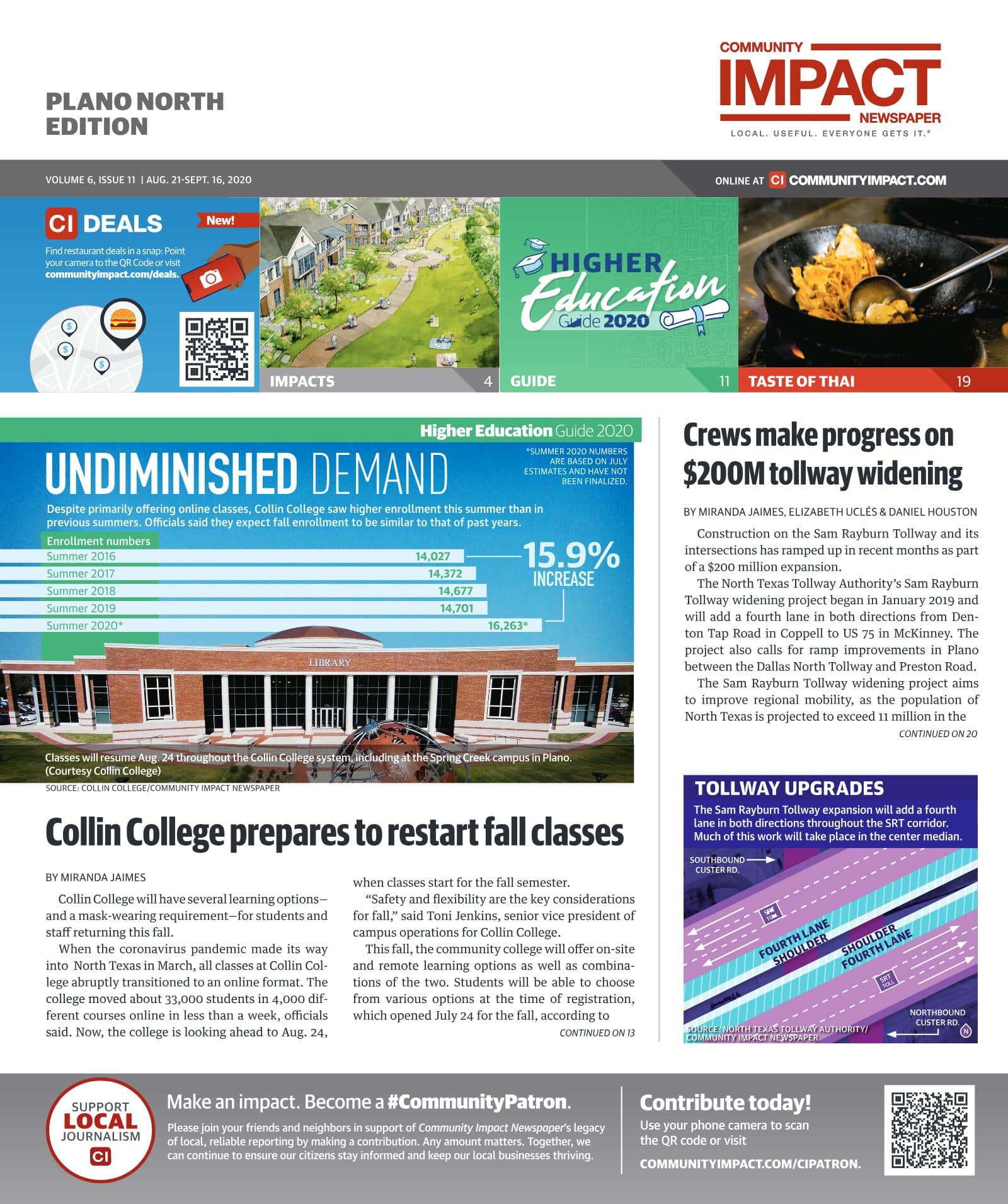 Plano cover — August 2020