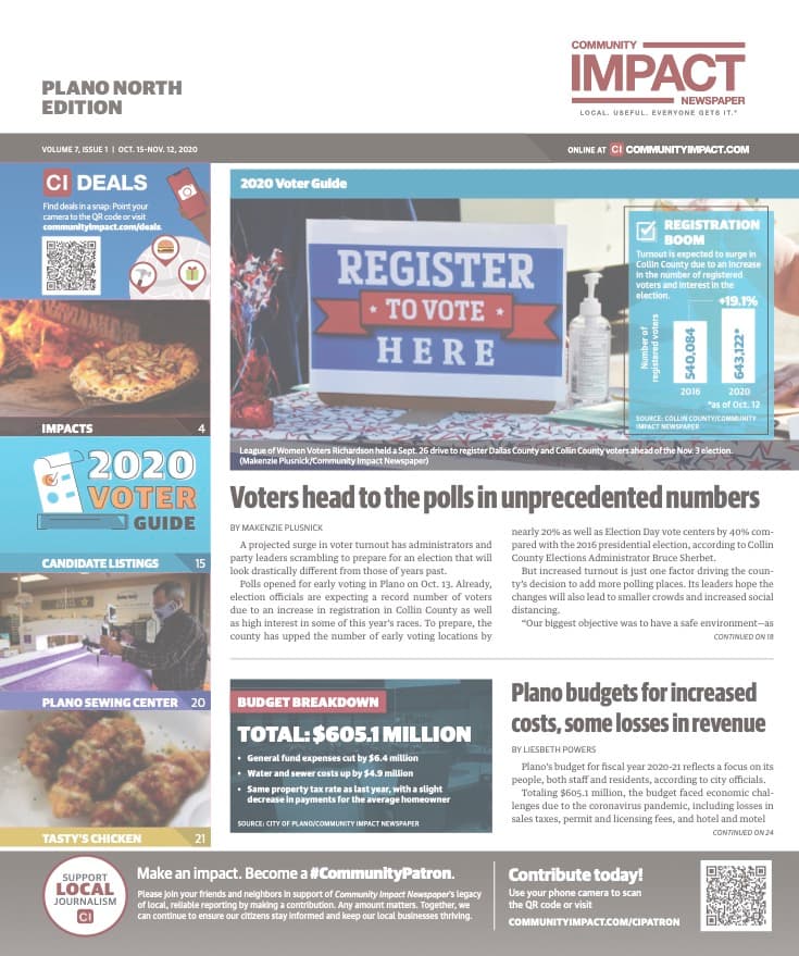 Plano cover — October 2020