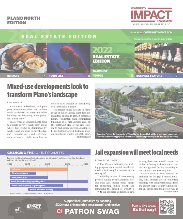 Plano cover — July 2022