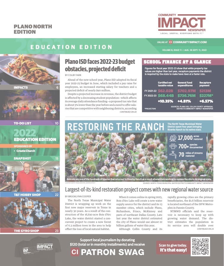 Plano cover — August 2022