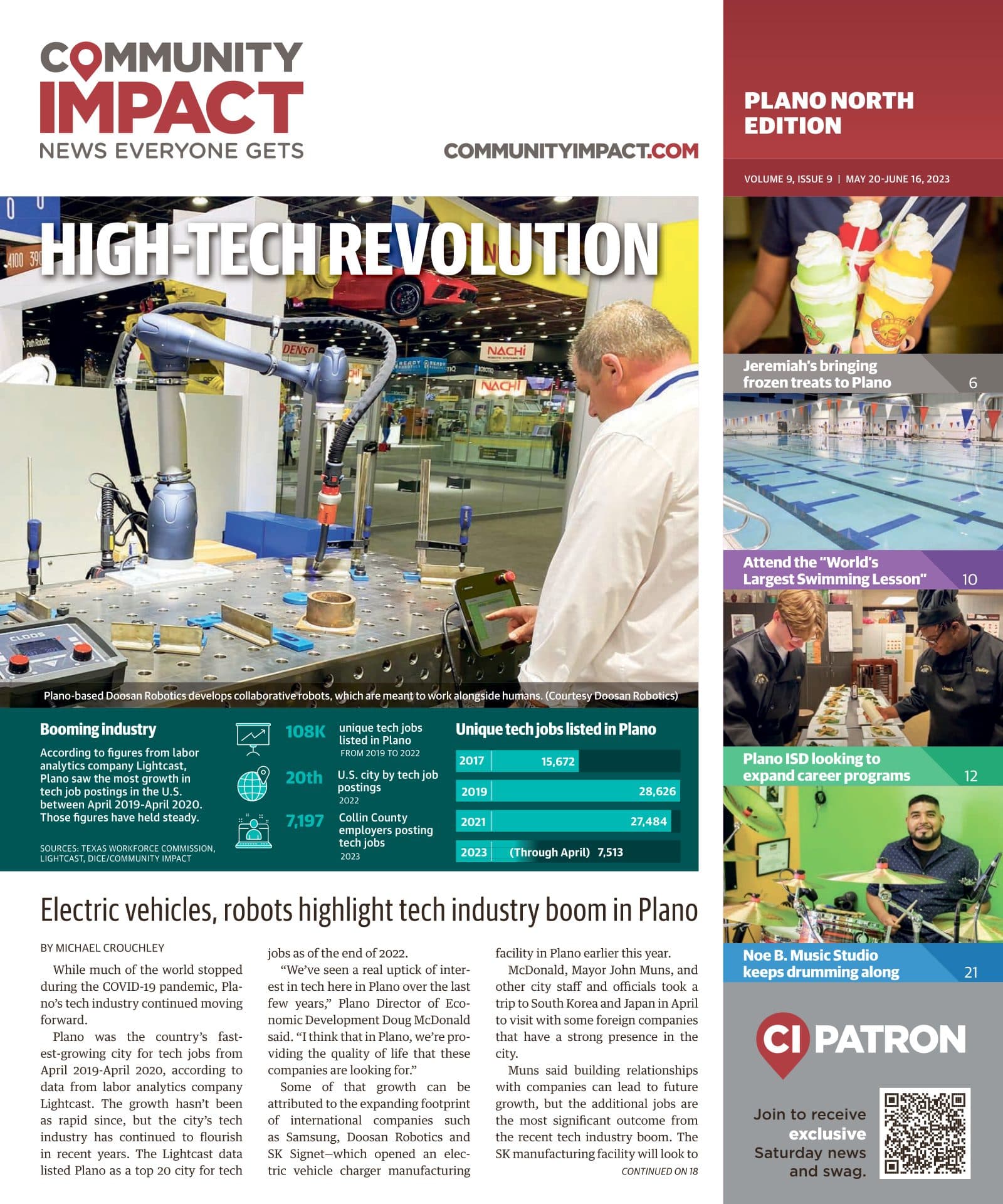 Plano cover — May 2023