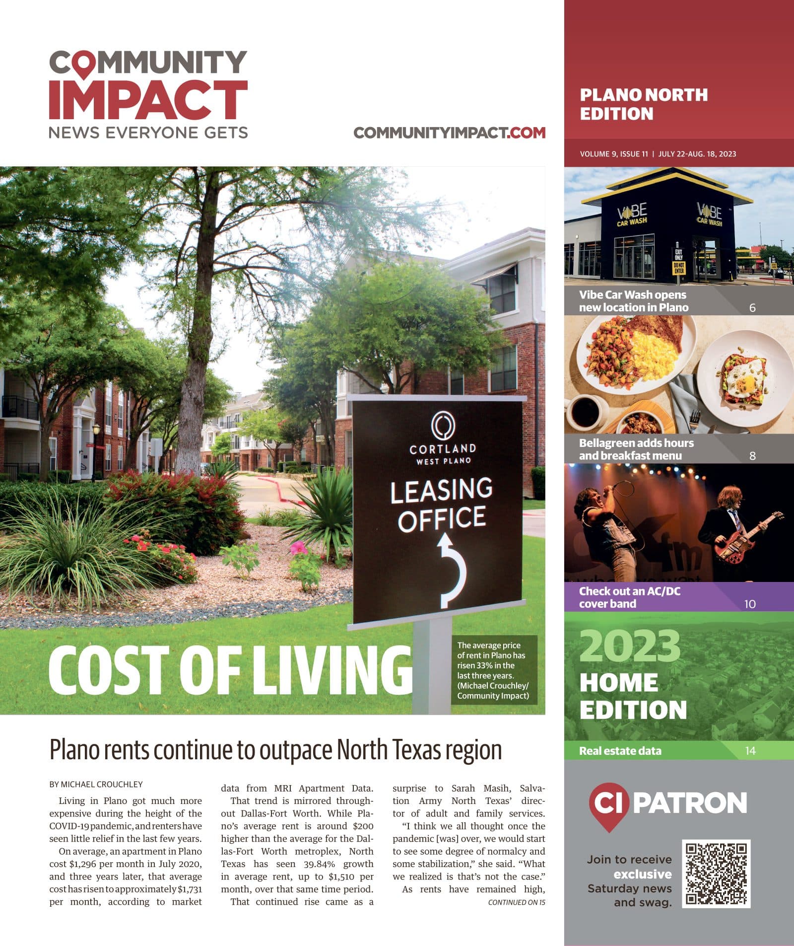 Plano cover — July 2023