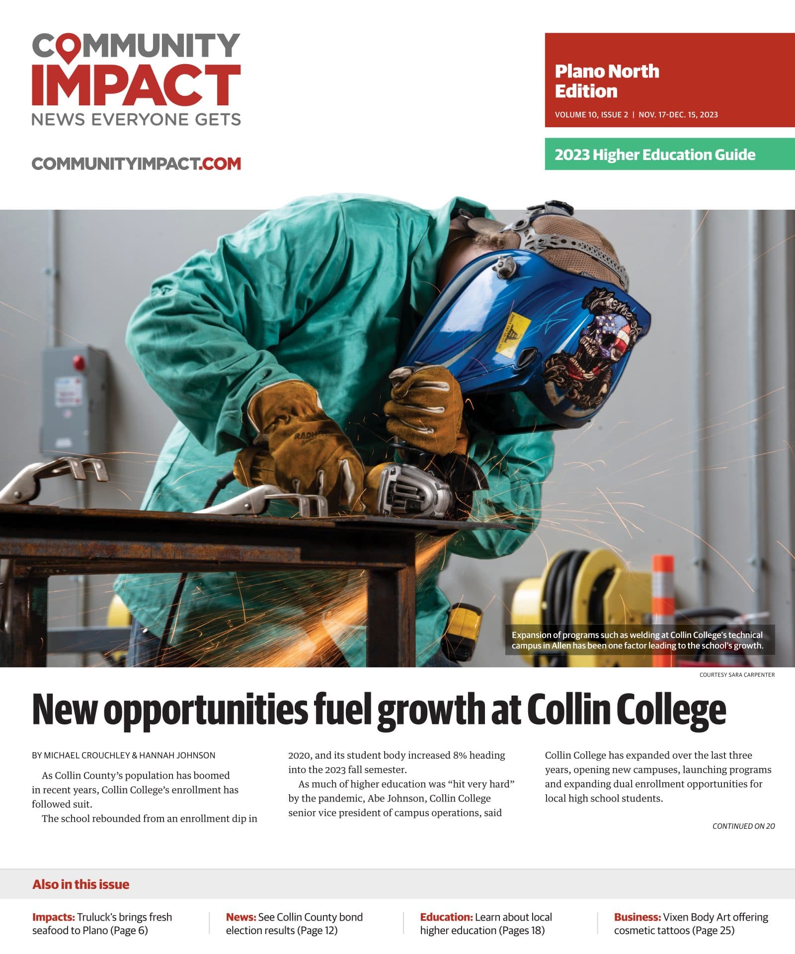 Plano cover — November 2023