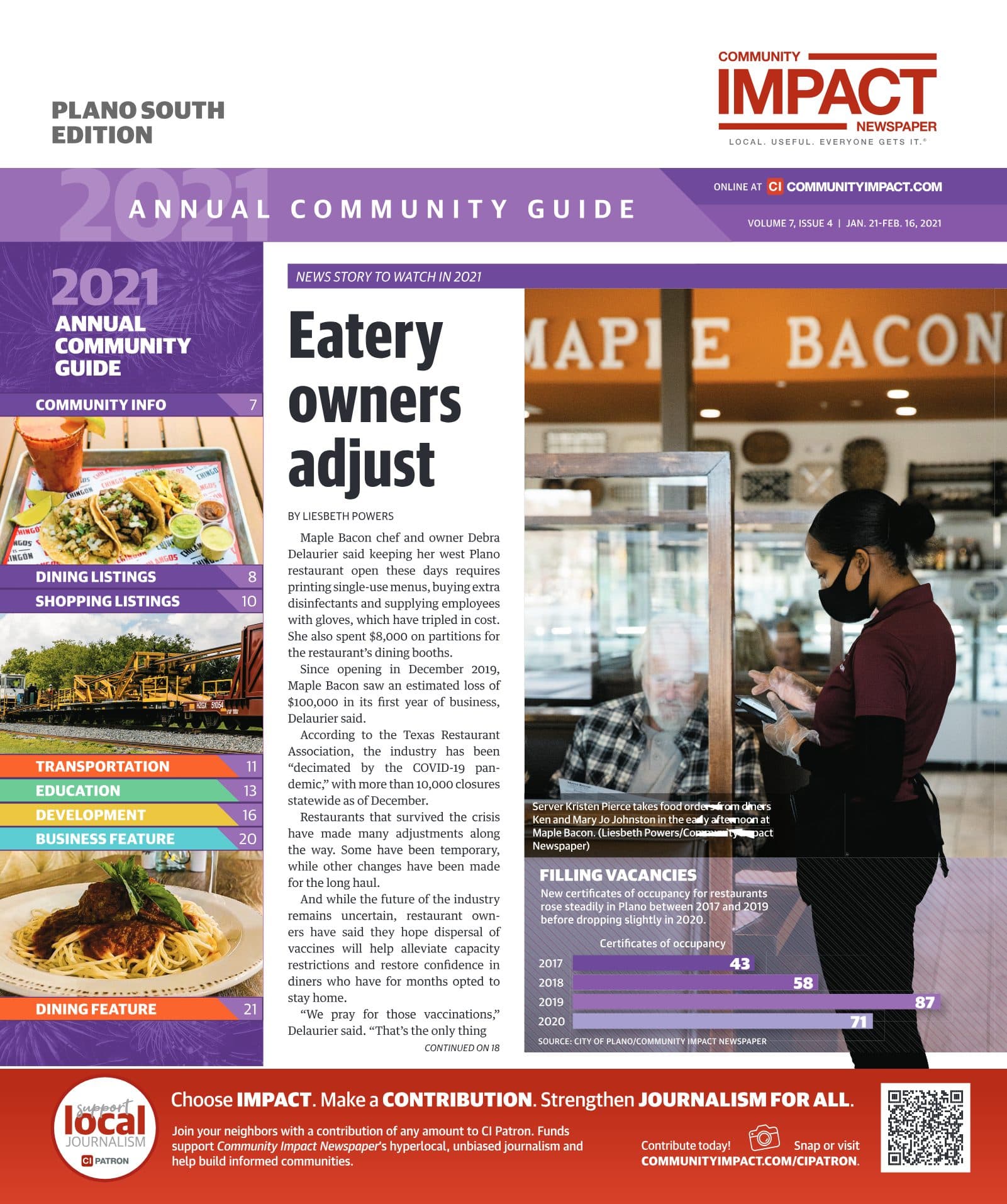 Plano cover — January 2021