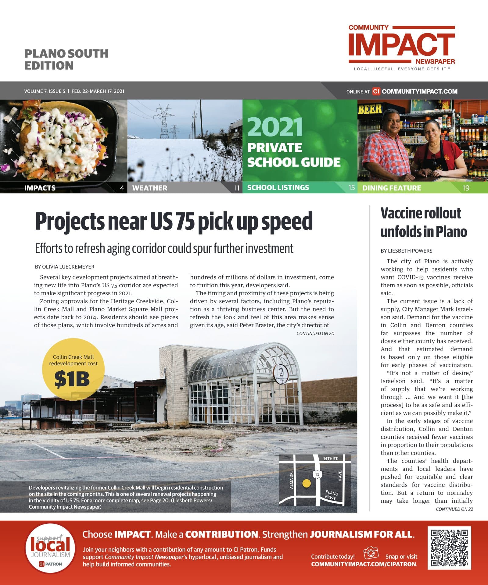 Plano cover — February 2021