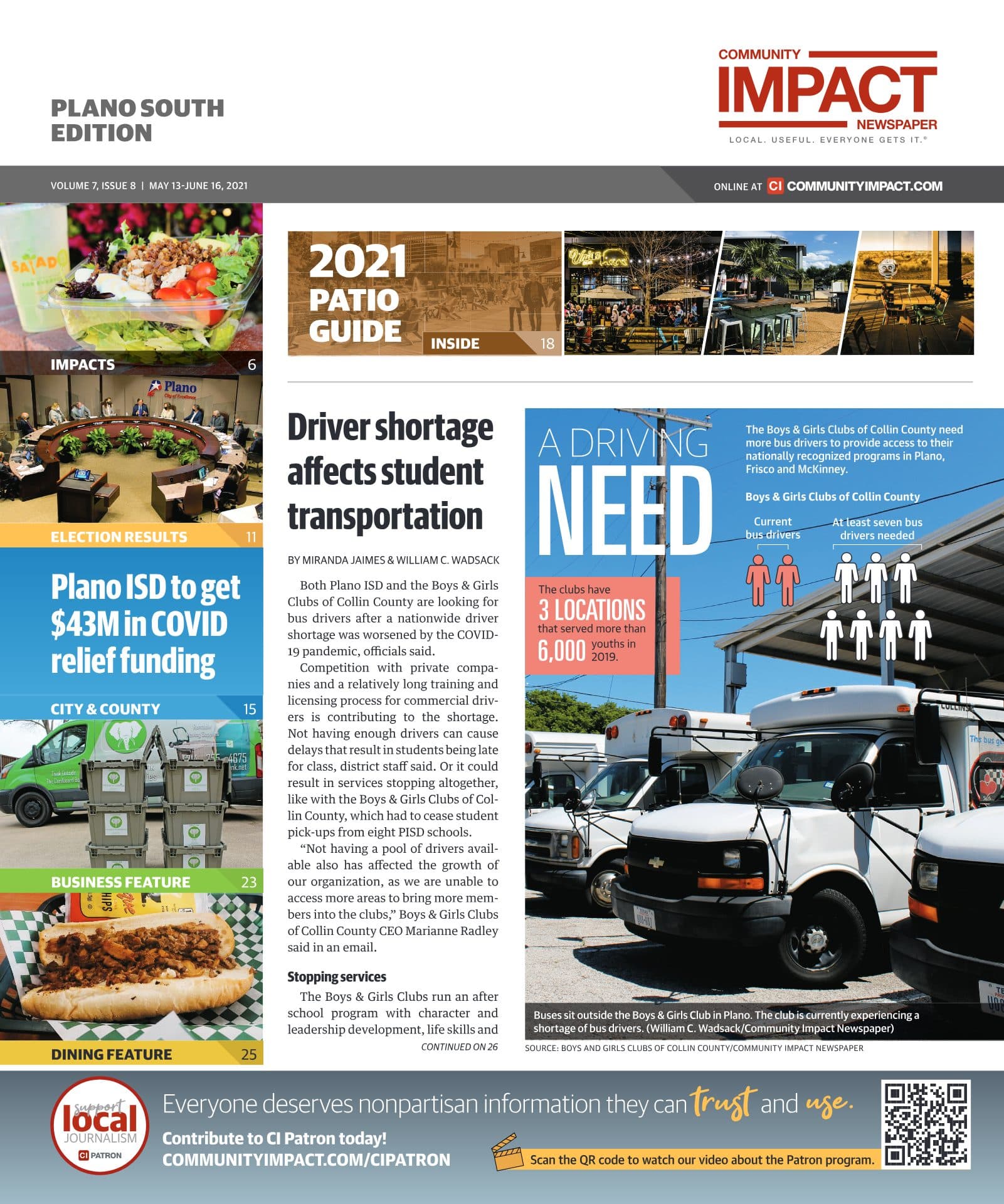 Plano cover — May 2021