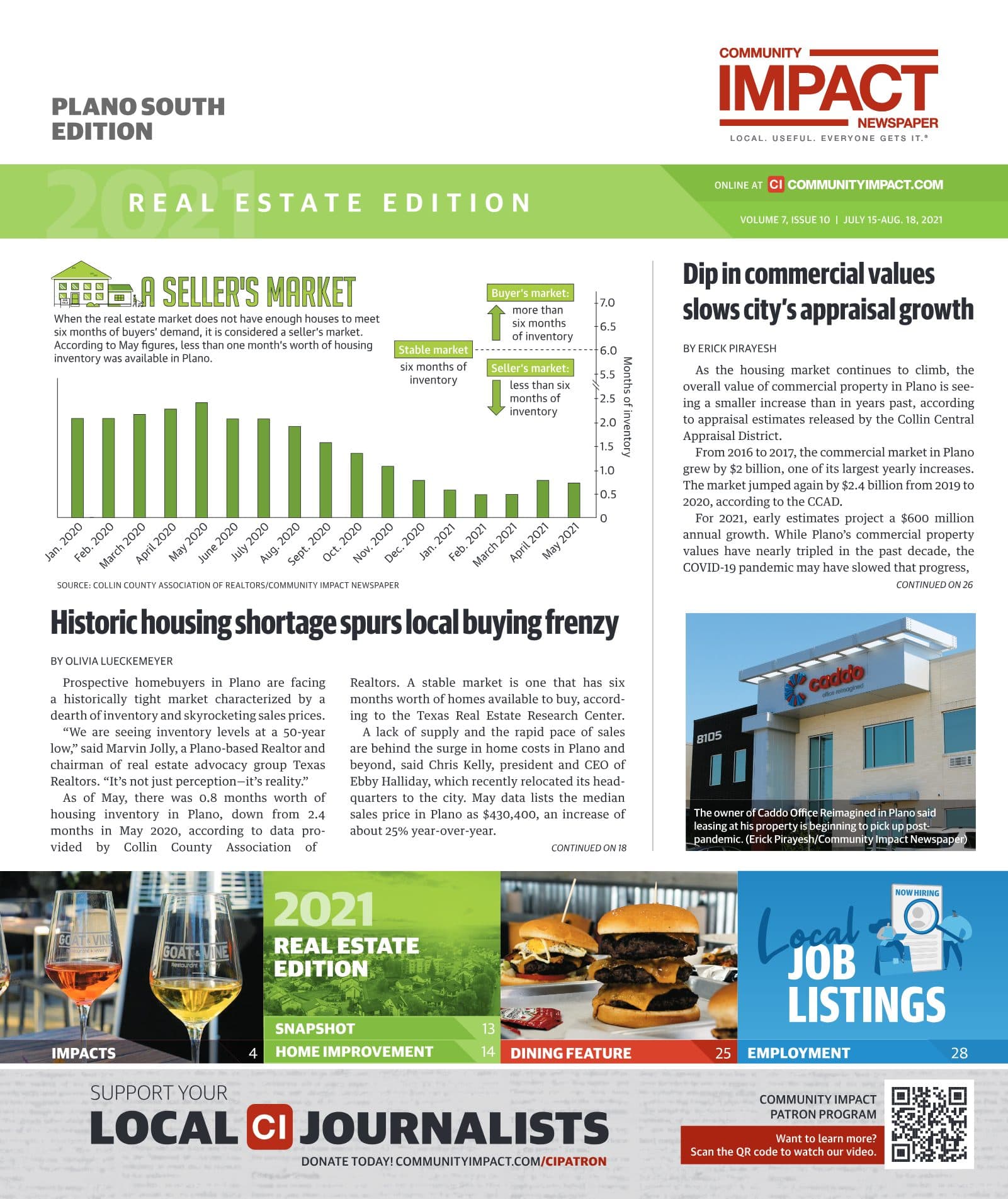 Plano cover — July 2021